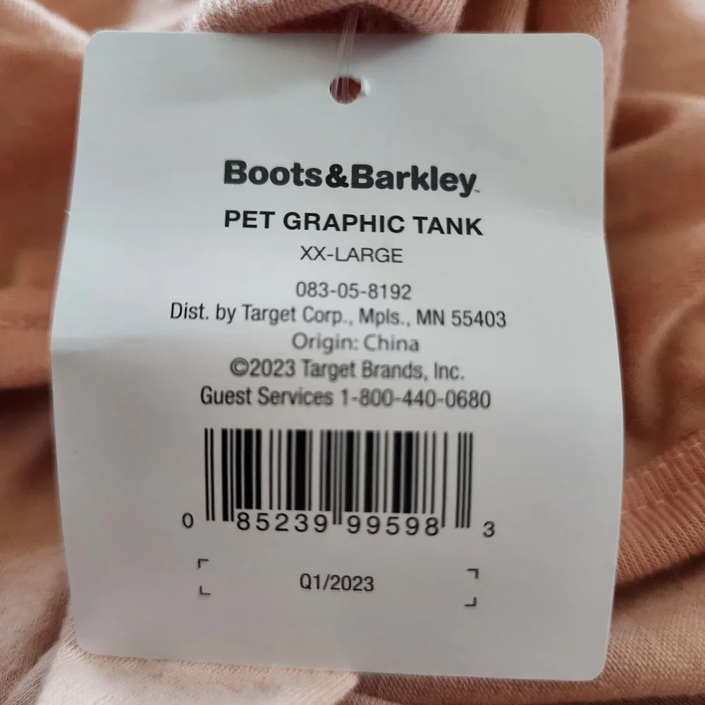 Boots & Barkley Dog Shirt XXL Pink Graphic Tee 